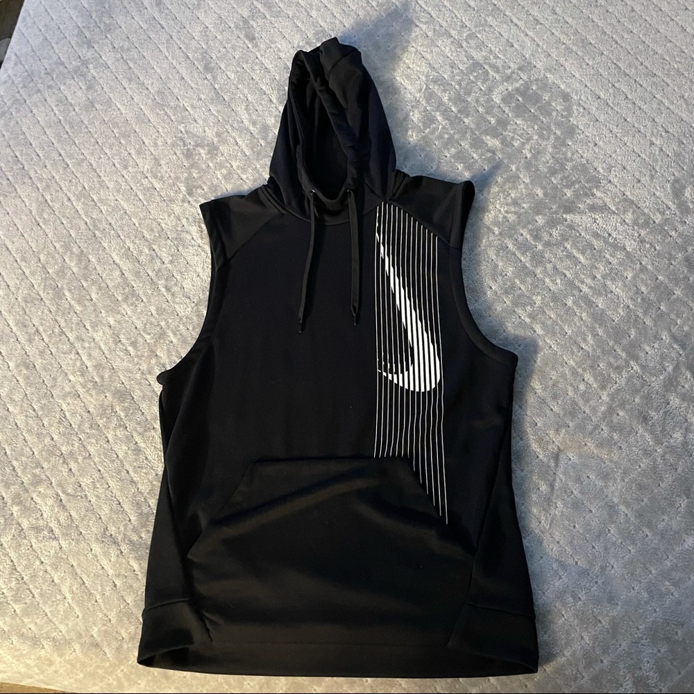 Men’s sleeveless running hoodie